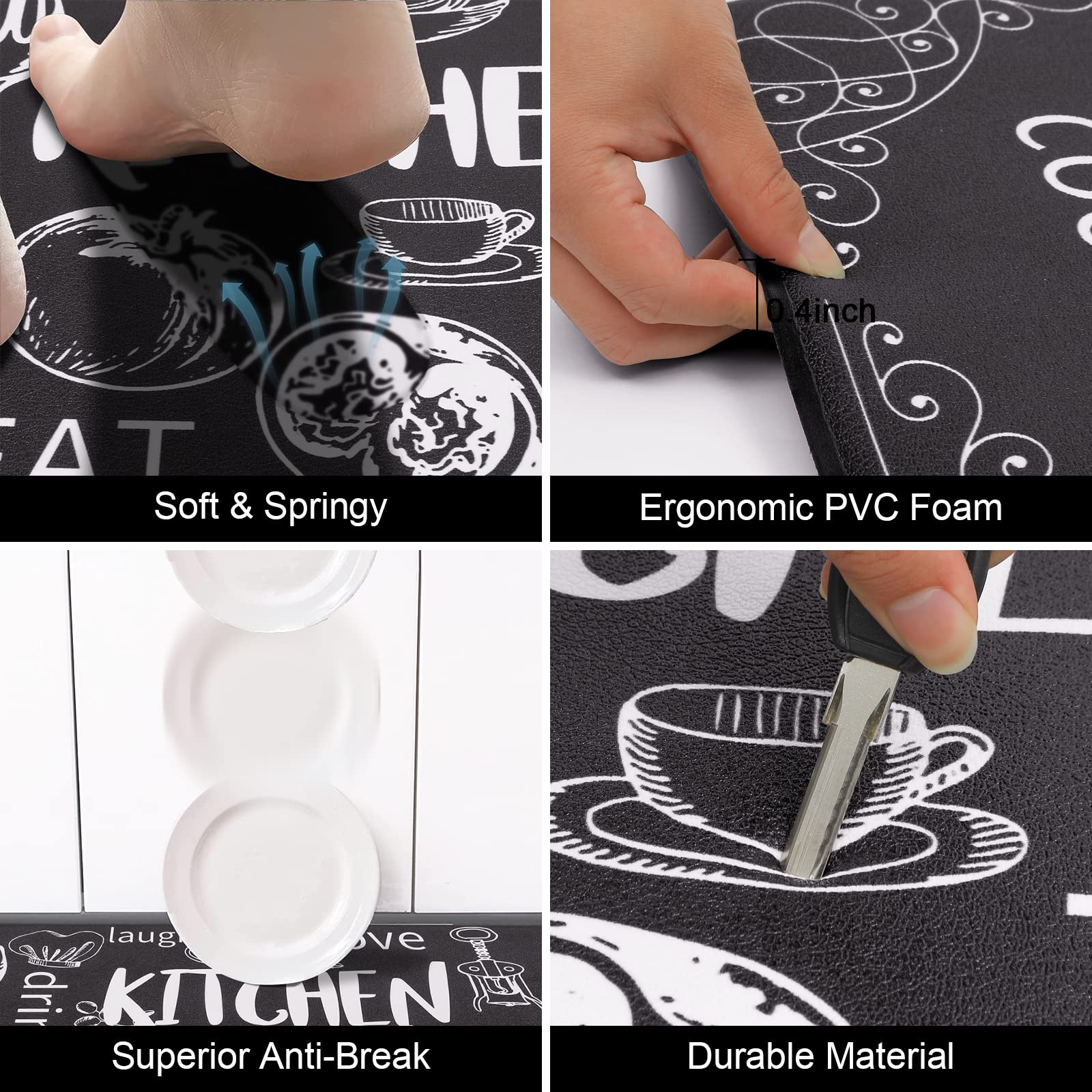 HEBE waterproof and stain-resistant surface cleans easily after spills.