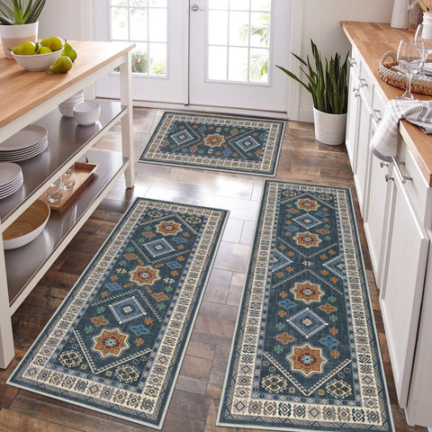 HEBE RUGS Boho kitchen rug 20x32 adds comfort underfoot for busy cooking spaces.