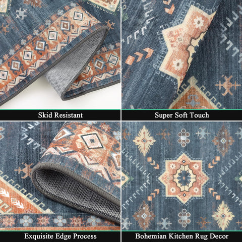 HEBE RUGS durable polypropylene kitchen mat resists wear