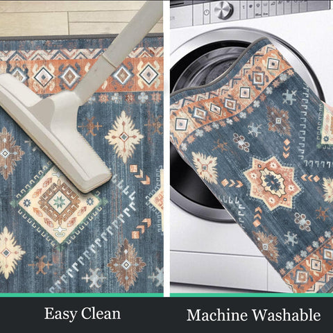 HEBE RUGS non-slip backing keeps mats stable on floors