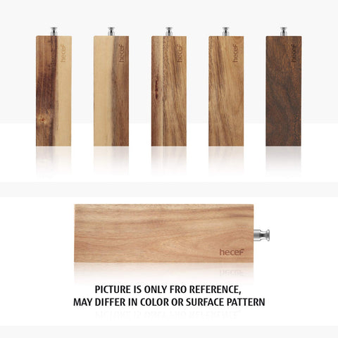 hecef acacia wood magnet strip durability for long-lasting kitchen storage.
