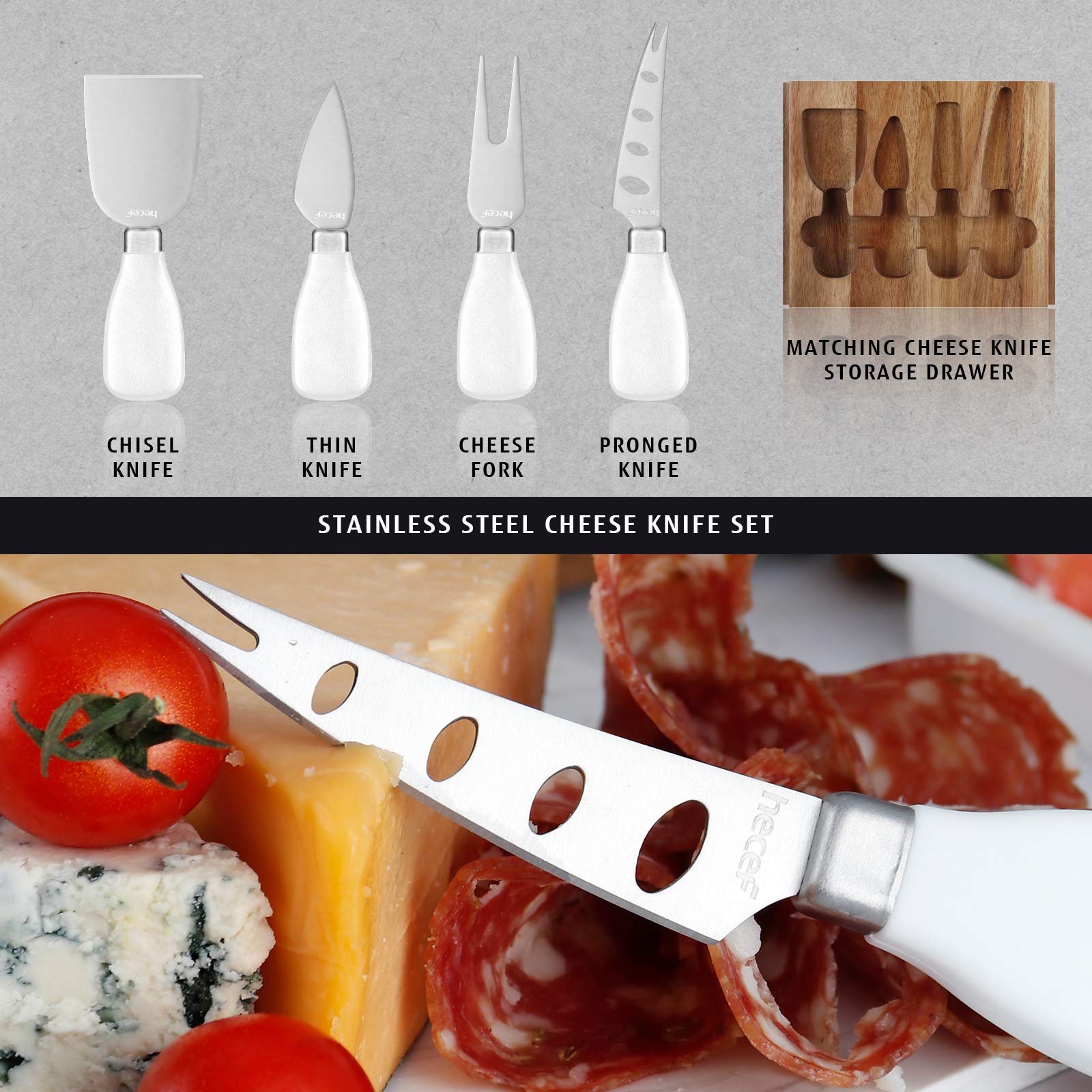 Hecef silicone plates on board support easy, non-stick serving