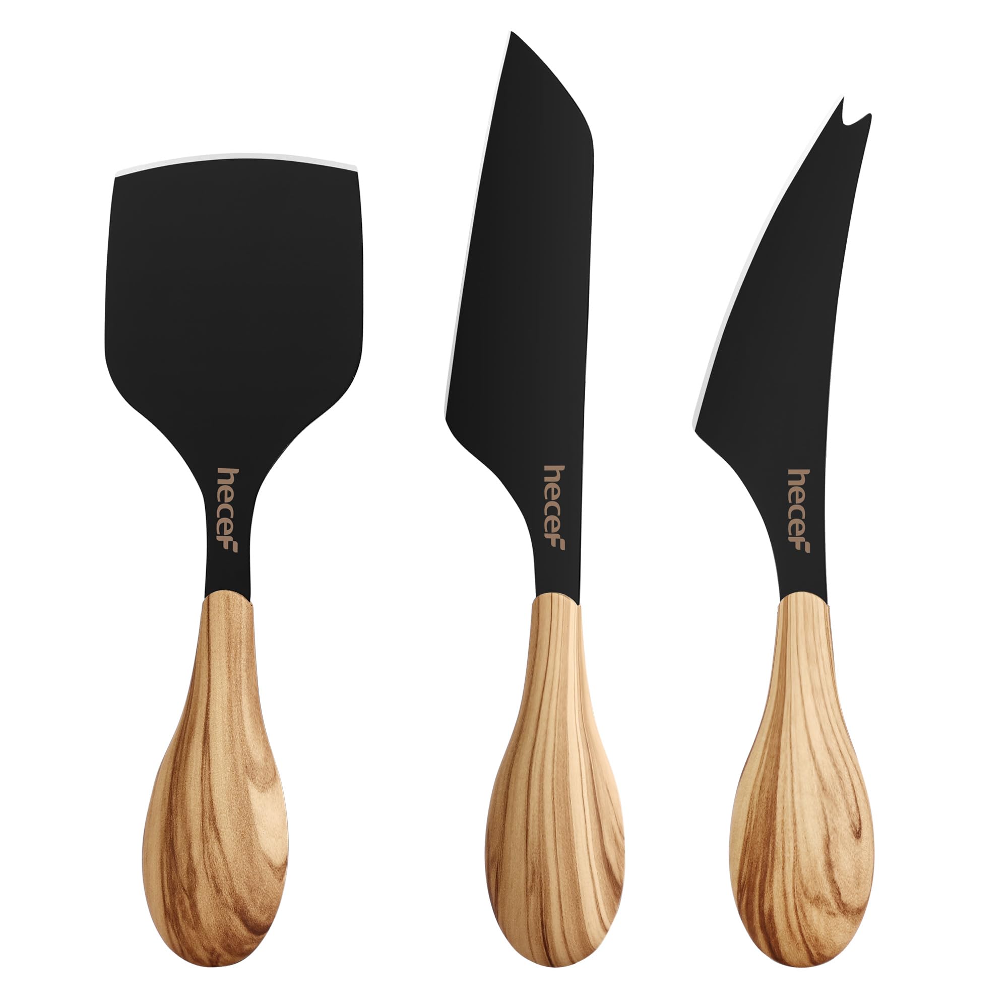 hecef cheese knife set pronged knife ideal for firm cheeses on a stylish board