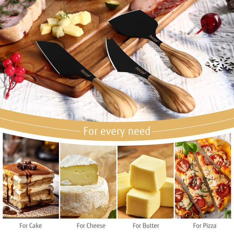 hecef entertaining table scene featuring the cheese knife set