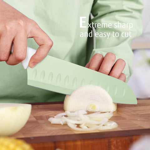 Hecef kitchen scissors included for versatile snipping and herb prep