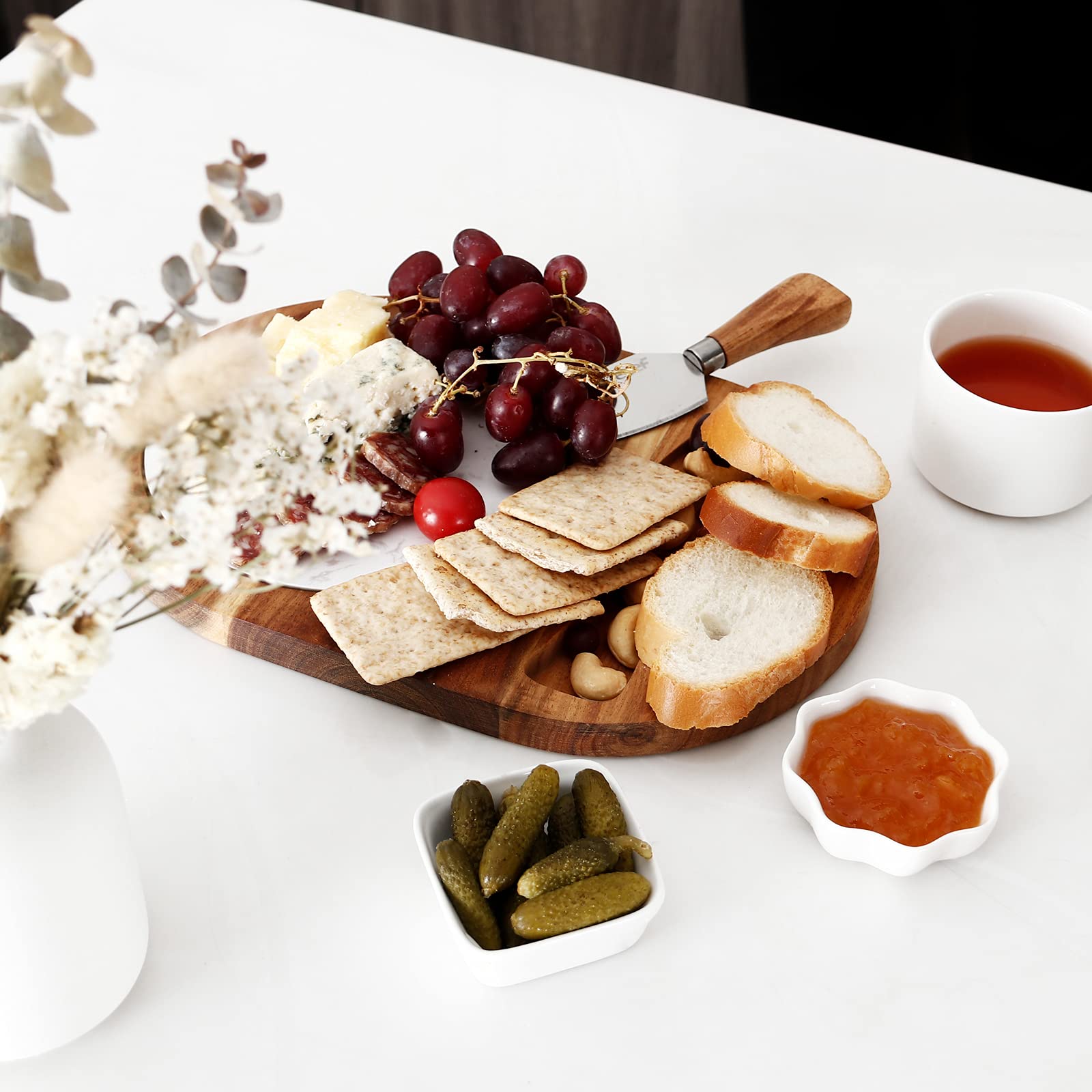 hecef marble board cooling surface keeps pastries fresh during serving