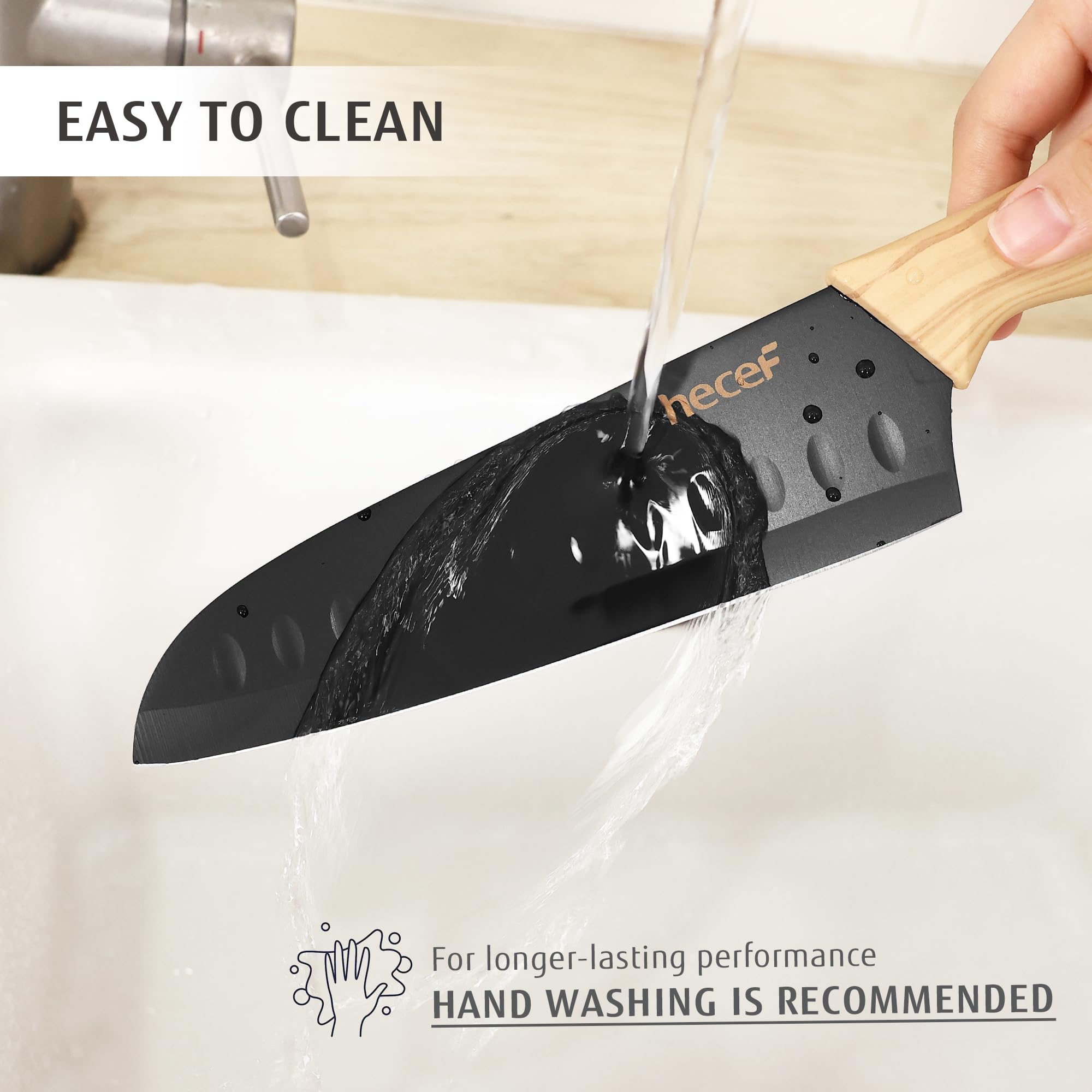 hecef Gift-box packaging makes this knife set an ideal housewarming gift