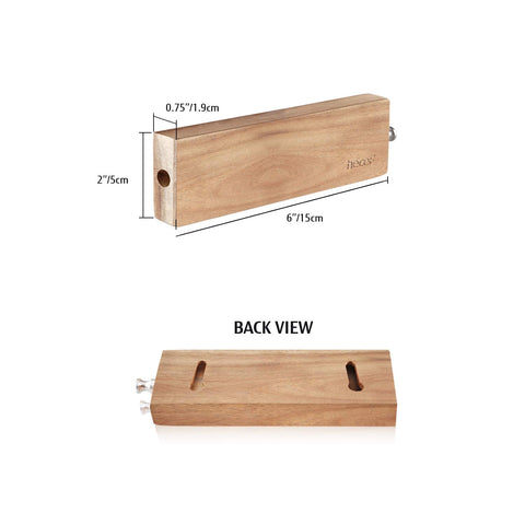 hecef wall-mounted knife strip with knives demonstrates organized kitchen workflow.