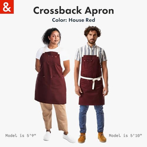 Hedley & Bennett 8oz cotton canvas apron durably built for daily kitchen use.
