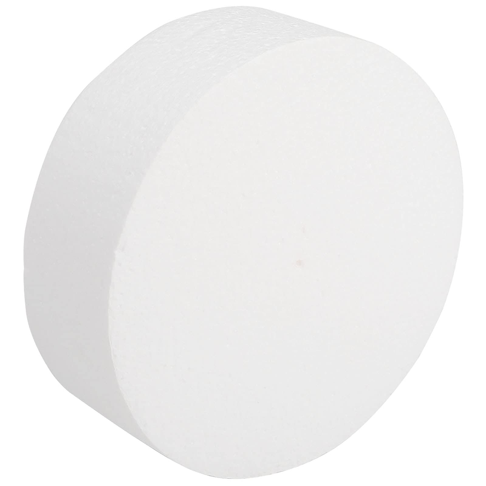 Hedume cake dummy 8-inch round side view for practice decorating