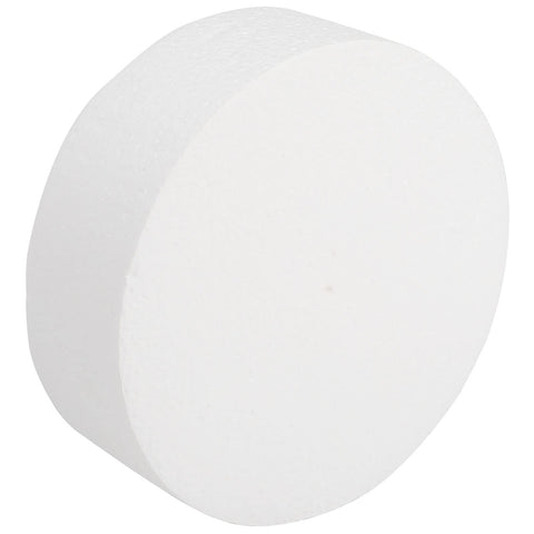 Hedume cake dummy 8-inch round side view for practice decorating