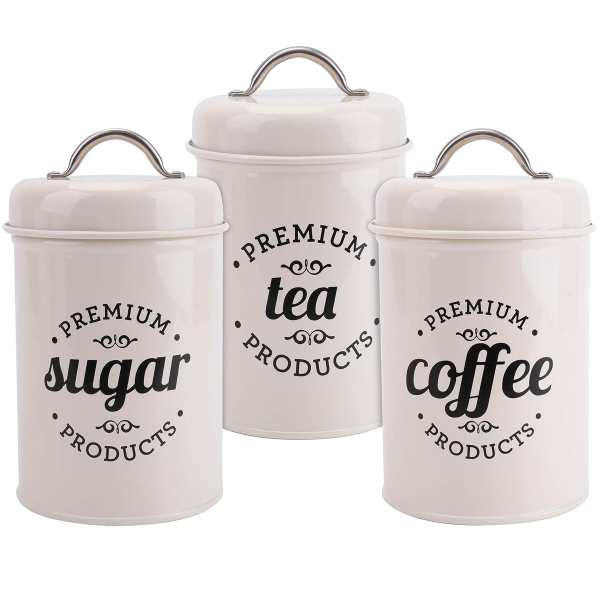 Hedume coffee canister with airtight lid keeps coffee fresh and fragrant.