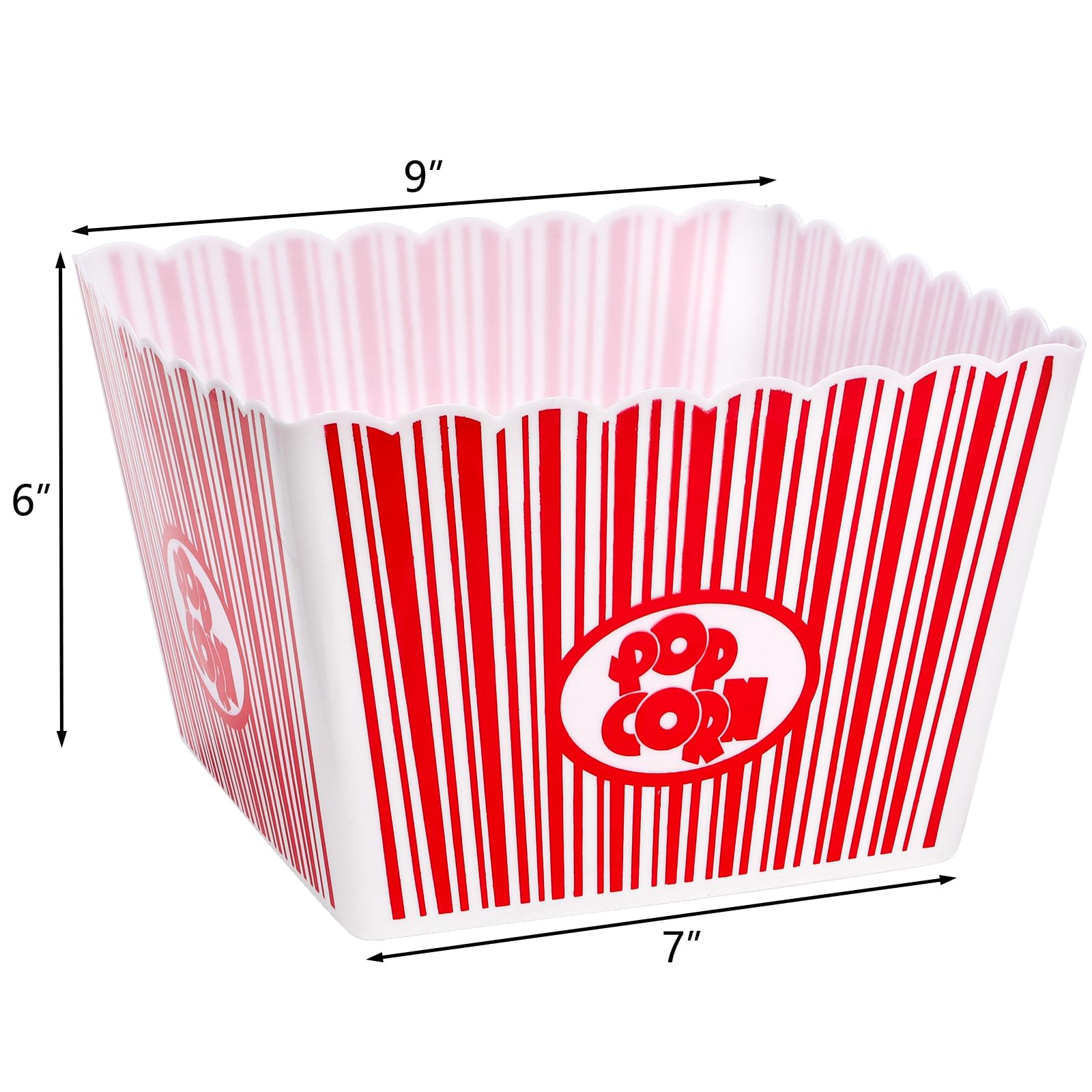 Hedume popcorn container for home theater use, spill-free serving.