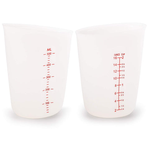 Hedume squeeze-and-pour cups in action for spill-free liquids