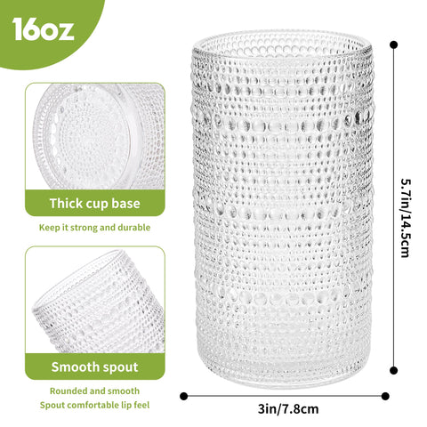 HEFBCOMK beaded-texture grip highball enhances secure handling during use.