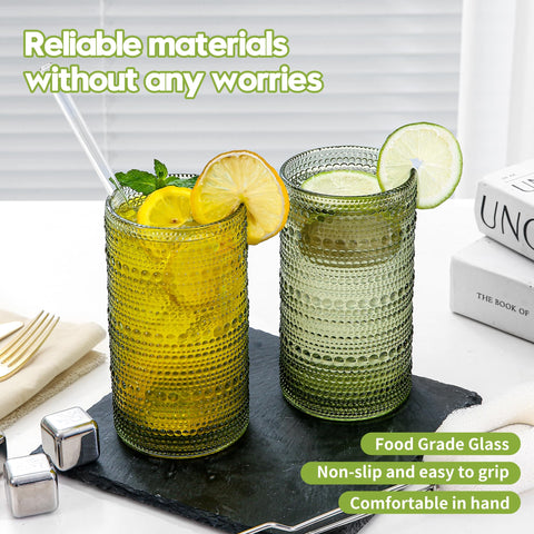 HEFBCOMK set includes glass straws and brushes for easy cleaning