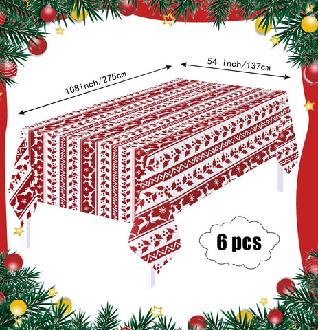 HEIPINIUYE disposable tablecloth close-up, durable plastic suitable for party spills.
