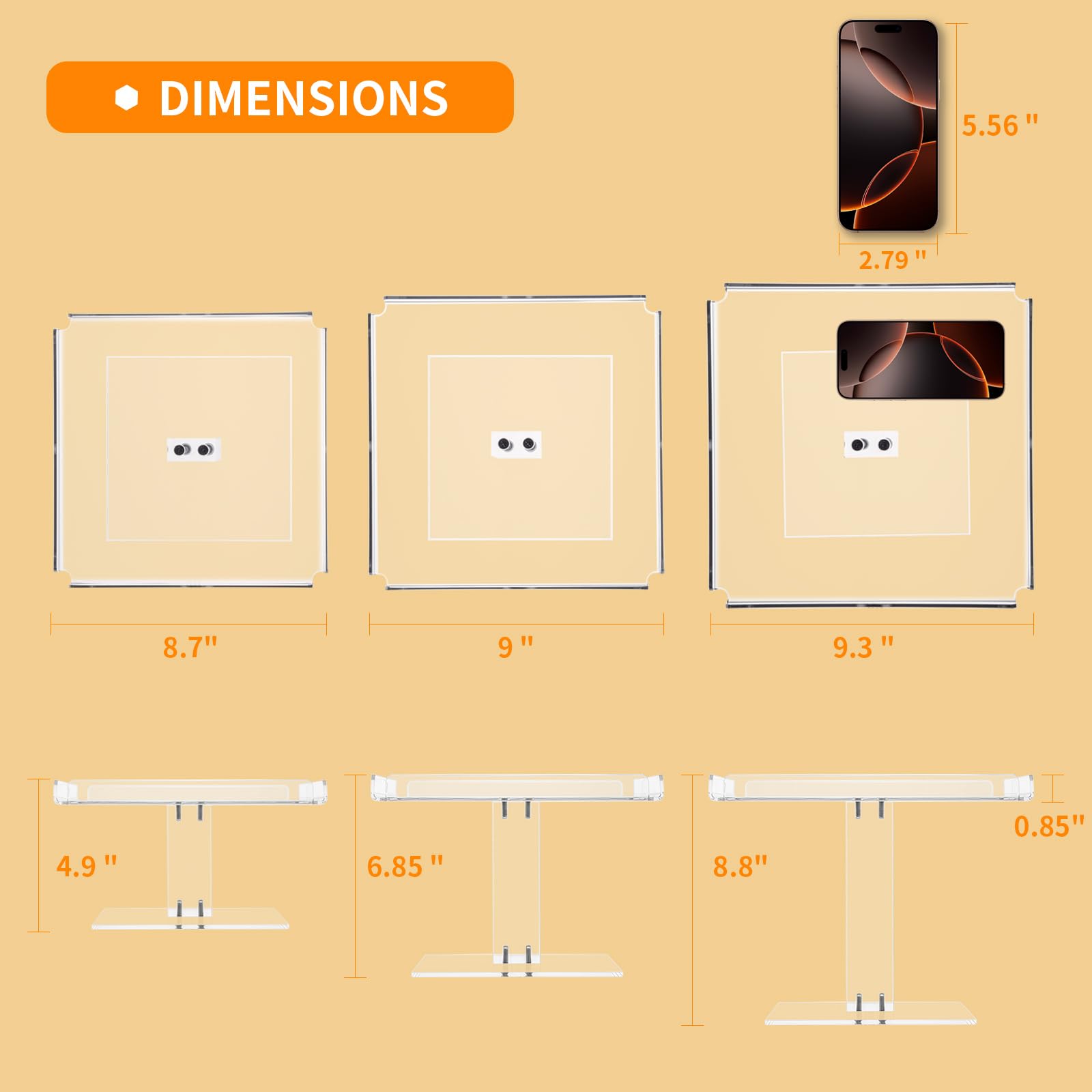 HEKORE dessert display rack shows large capacity for party spreads.