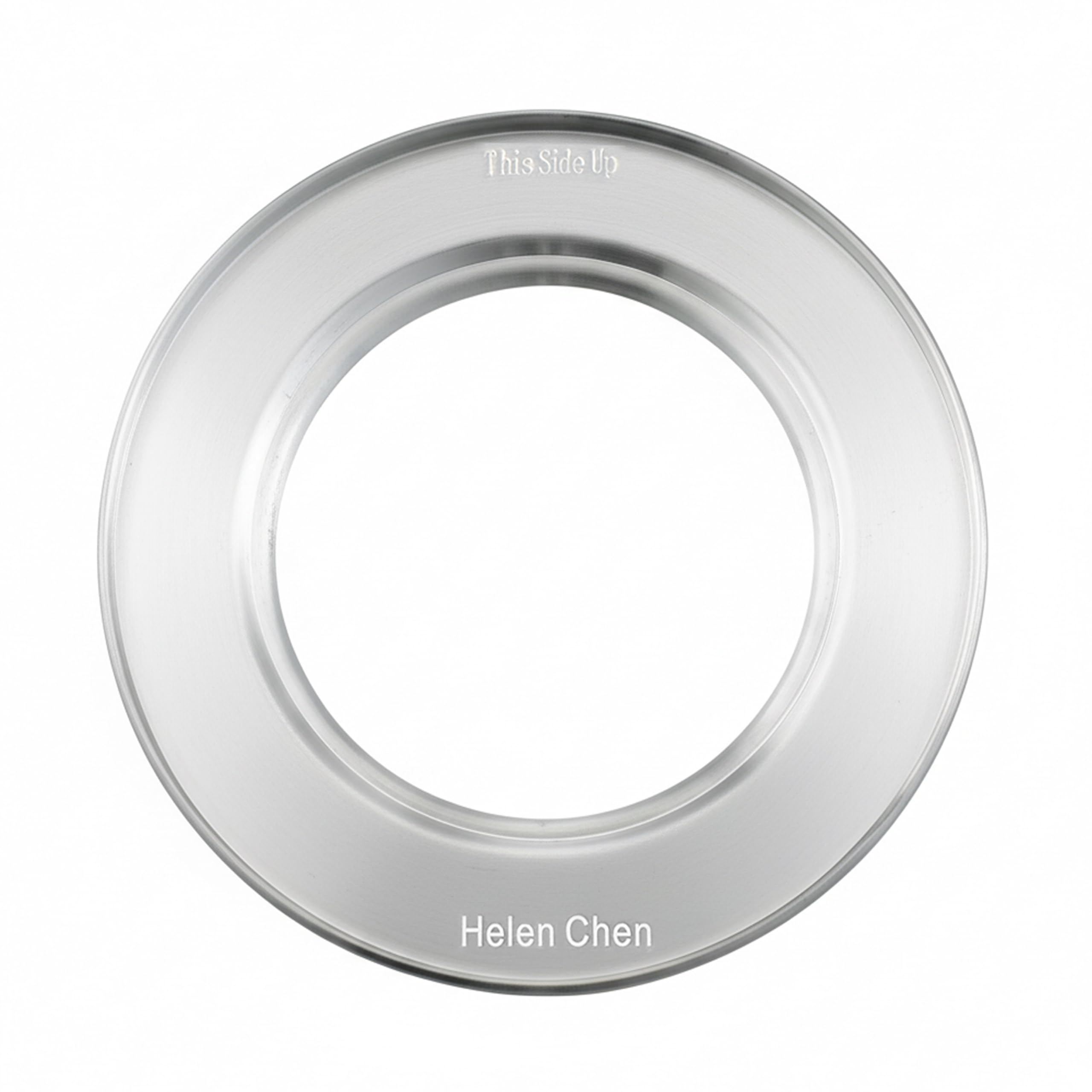 Helen's Asian Kitchen steamer ring over pot for easy dim sum steaming
