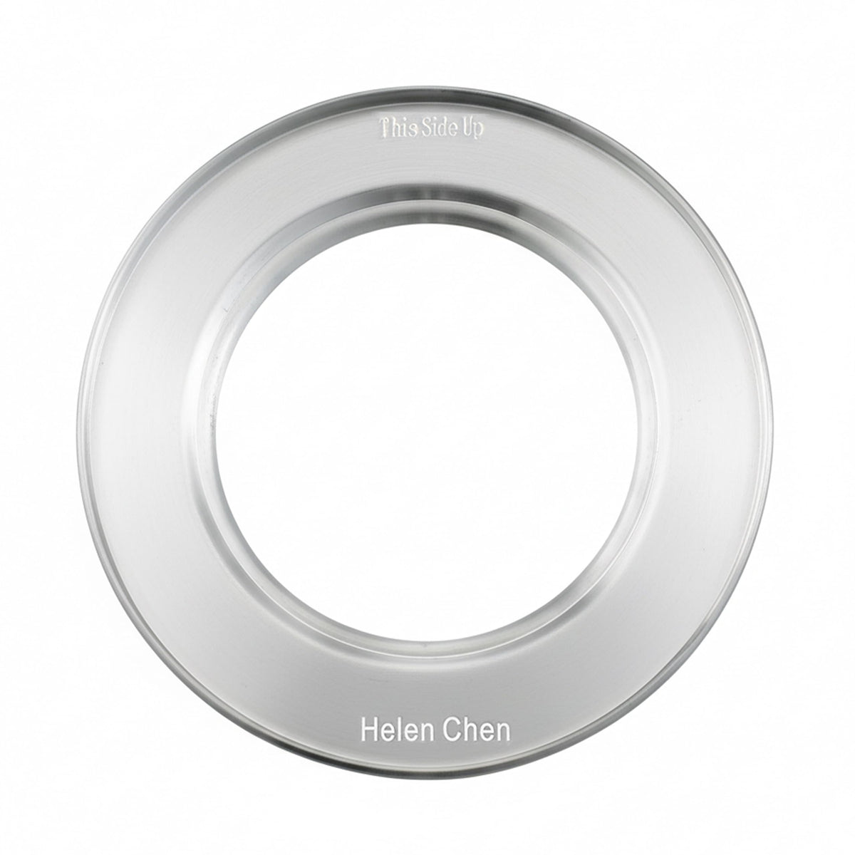 Helen's Asian Kitchen steamer ring over pot for easy dim sum steaming