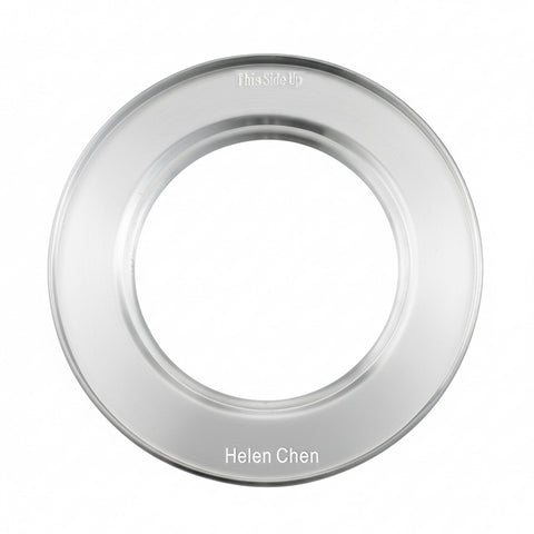 Helen's Asian Kitchen steamer ring over pot for easy dim sum steaming