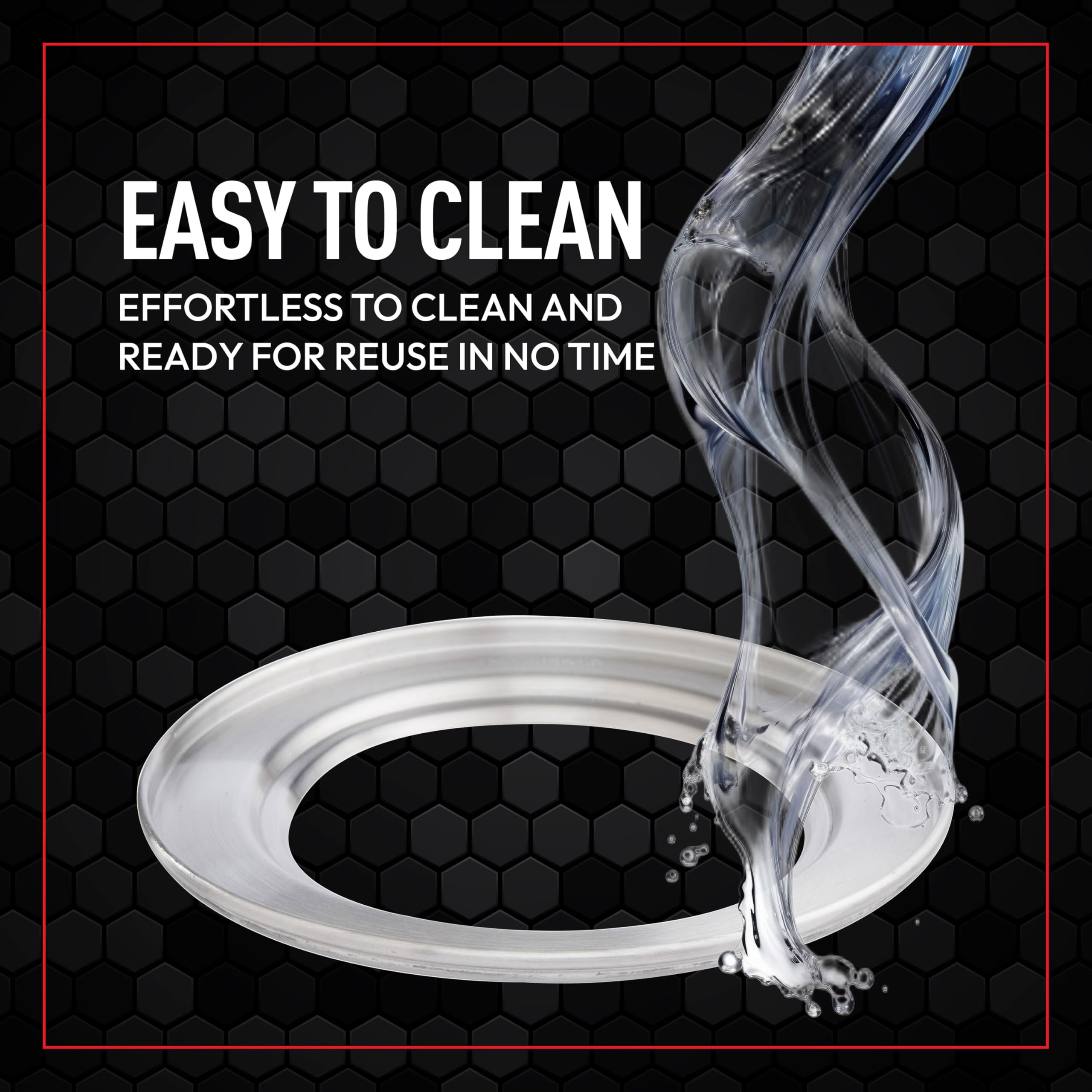 Ring preserves wok seasoning by providing a dedicated steaming area