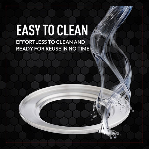 Ring preserves wok seasoning by providing a dedicated steaming area