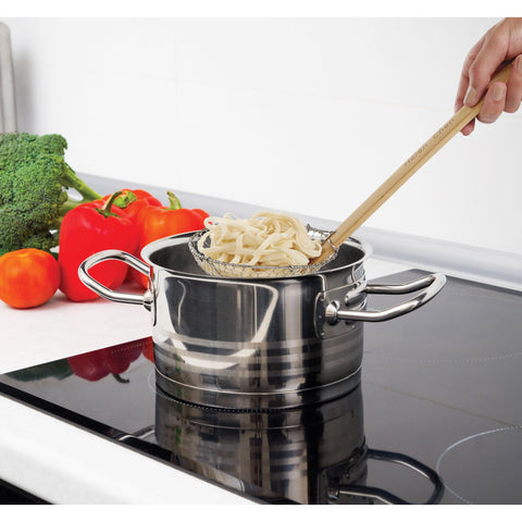 Helen's Asian Kitchen spider strainer designed for deep frying applications.