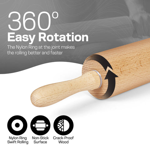 HELFERX close-up of ergonomic handles for comfortable long rolling sessions.