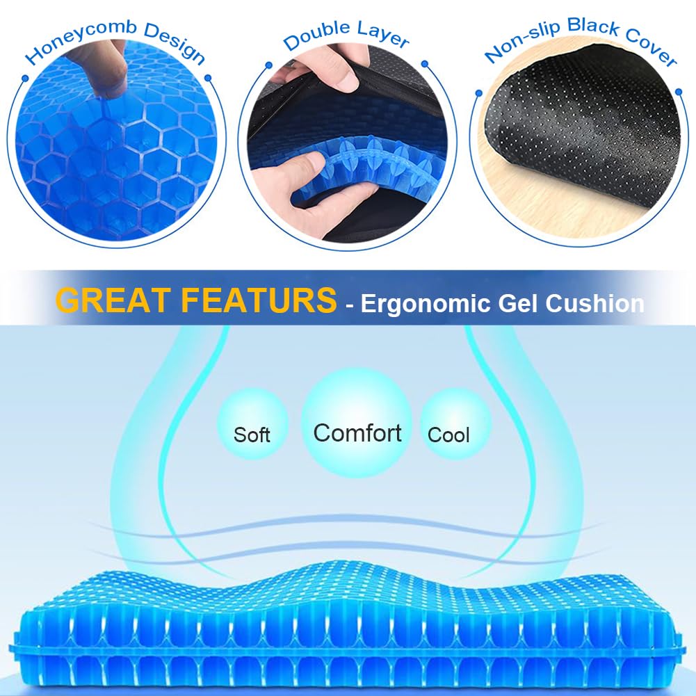 Helishy breathable cover promotes dry seating during long use