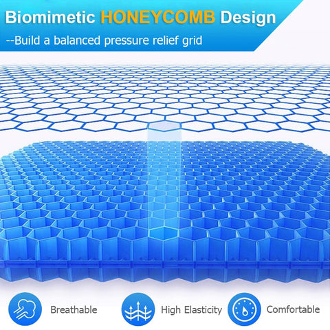 Helishy honeycomb structure improves airflow for cooler seating all day