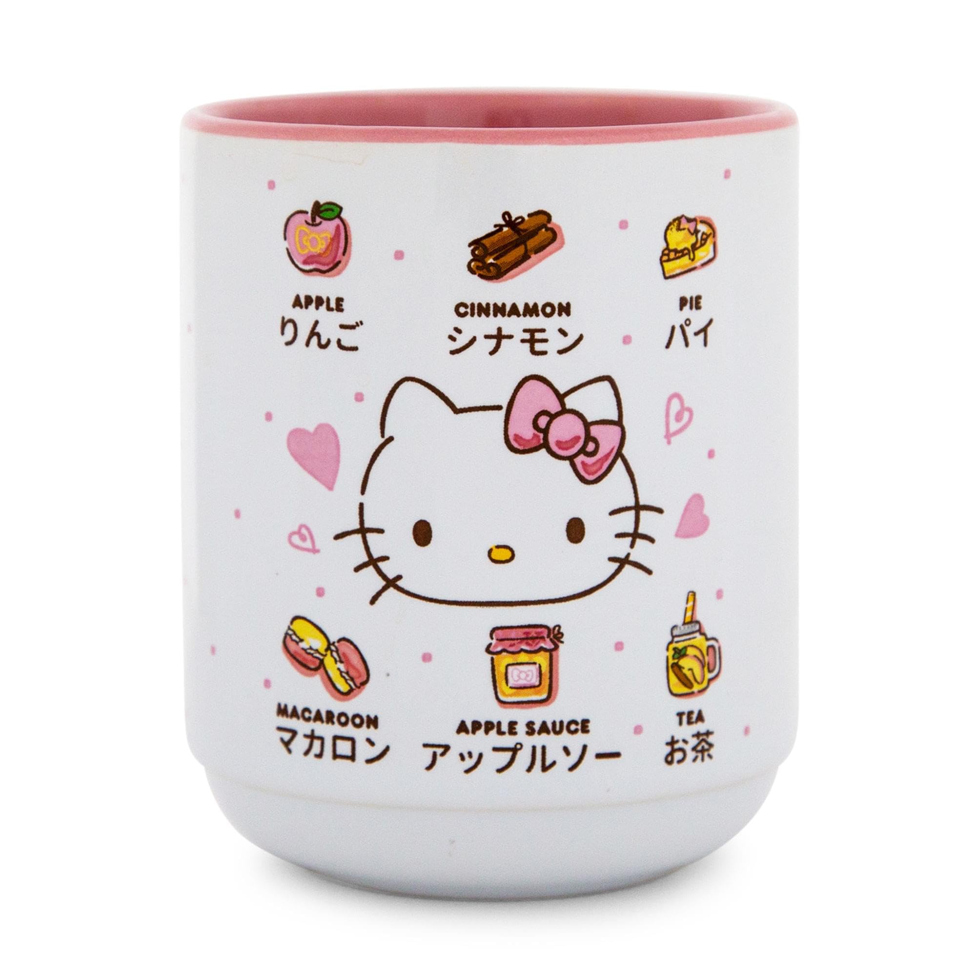Hello Kitty apple icons teacup for cozy tea sessions