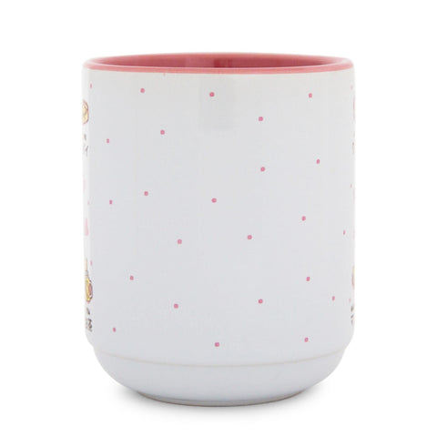 Hello Kitty Asian ceramic mug with handleless design for elegant sipping