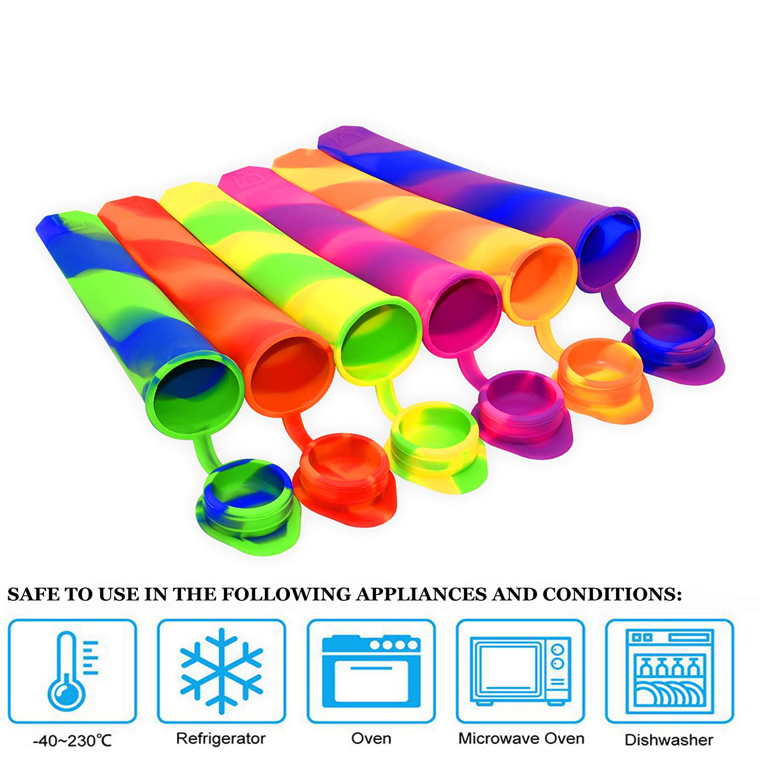 Helpcook molds withstand -40°F to 446°F for versatile cold and heat use.