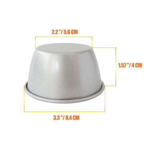 Heluok egg tart mold 3inch enables perfect mini tarts with clean release.