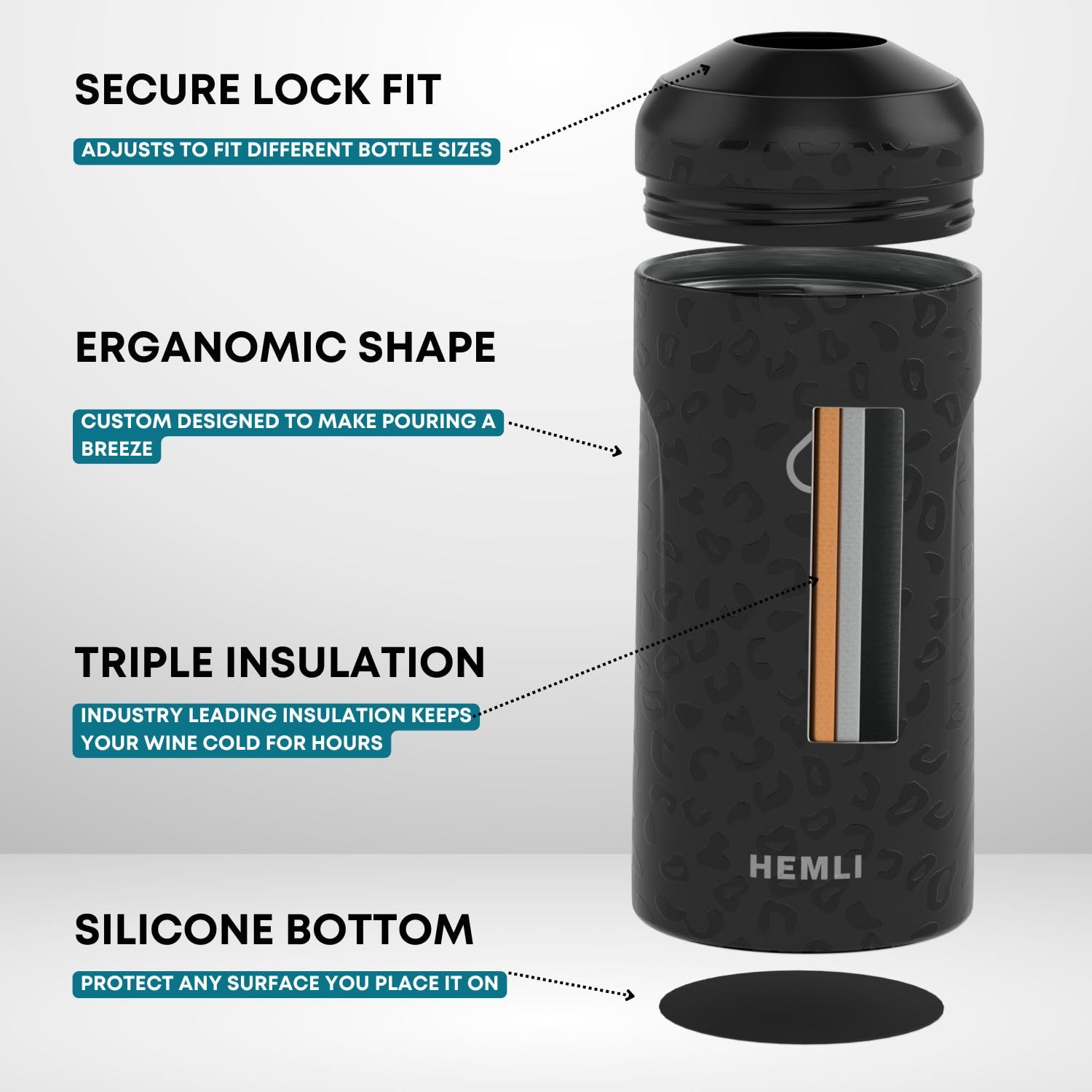 Hemli scratch-resistant finish handles outdoor use.
