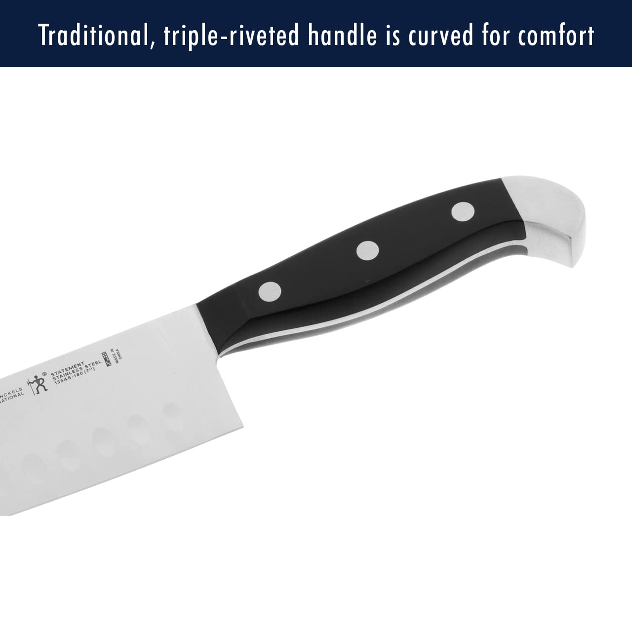 HENCKELS 3-inch paring knife for detailed trimming and peeling.