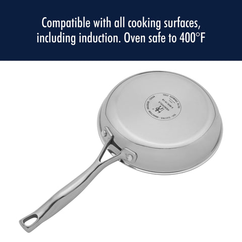 HENCKELS Clad H3 dishwasher-safe cookware simplifies cleanup.