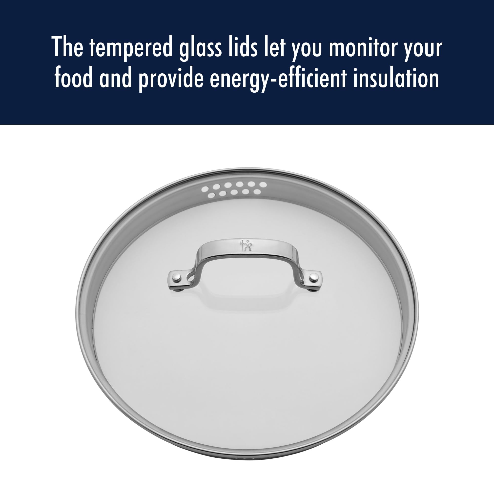 HENCKELS Clad H3 oven-safe to 500°F for finishing dishes in the oven.