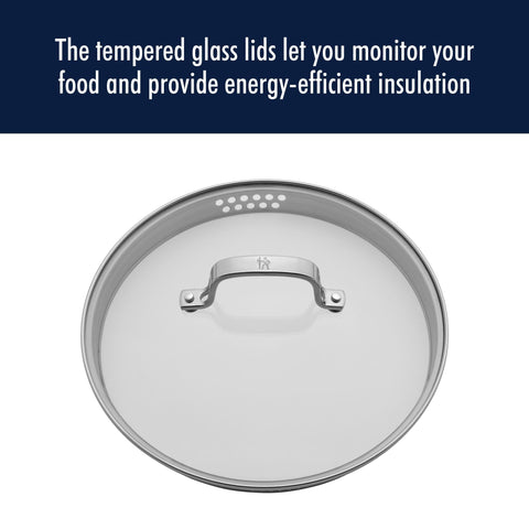 HENCKELS Clad H3 oven-safe to 500°F for finishing dishes in the oven.