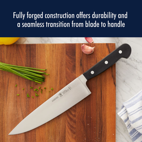 HENCKELS Classic three-piece set displayed together for balanced handling