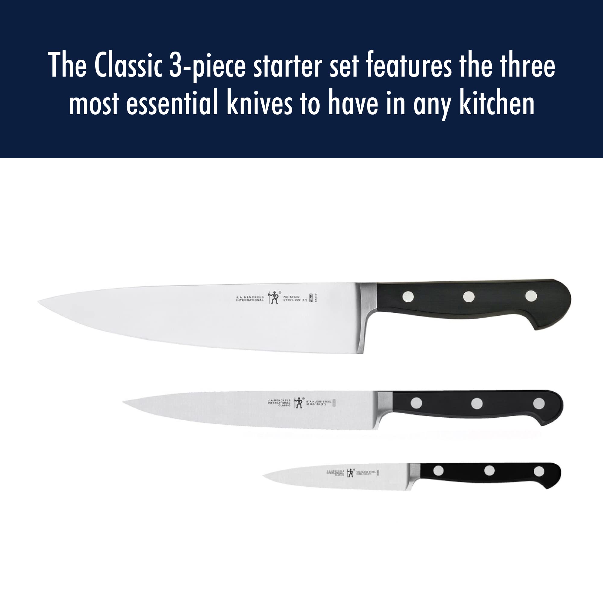 HENCKELS Classic 6-inch utility knife for mid-size slicing and cheese prep