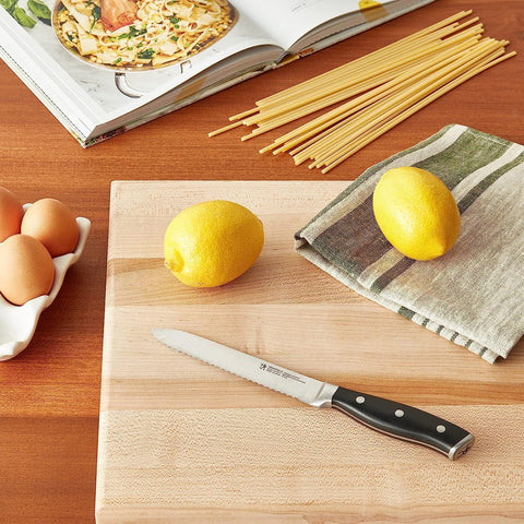 HENCKELS Forged Accent ergonomic triple-rivet handle for comfortable grip.