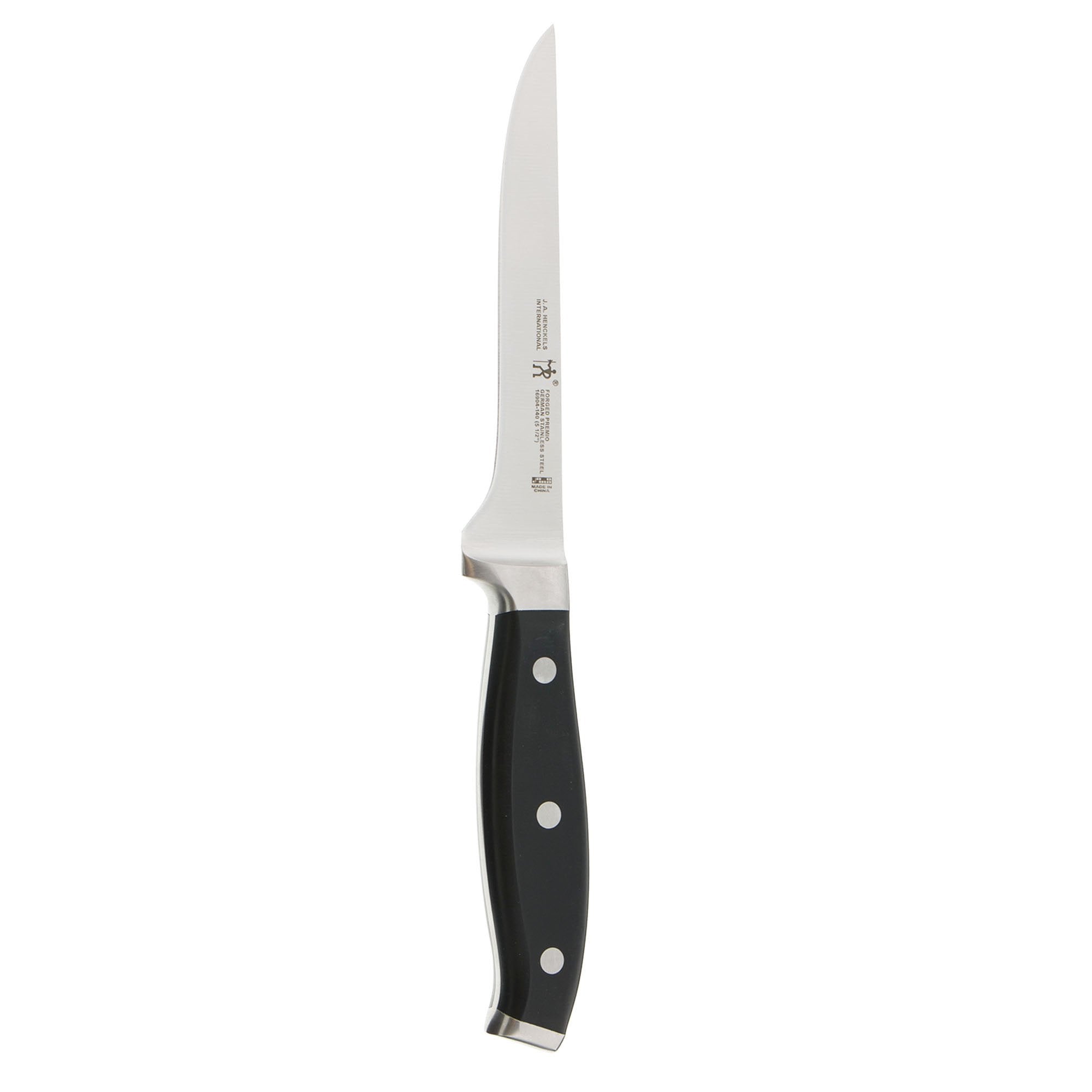 Henckels Forged Premio boning knife blade enables precise meat separation