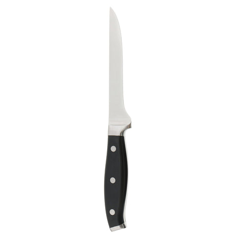 Henckels Forged Premio bolster transition offers balanced control