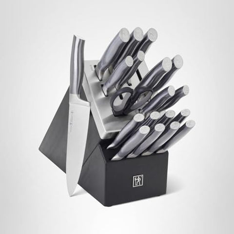 HENCKELS Graphite kitchen shears and steak knives for versatile prepping