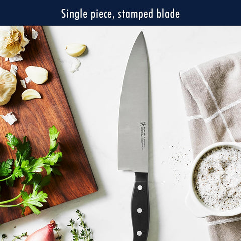Henckels Statement bread knife slicing crust without crushing.