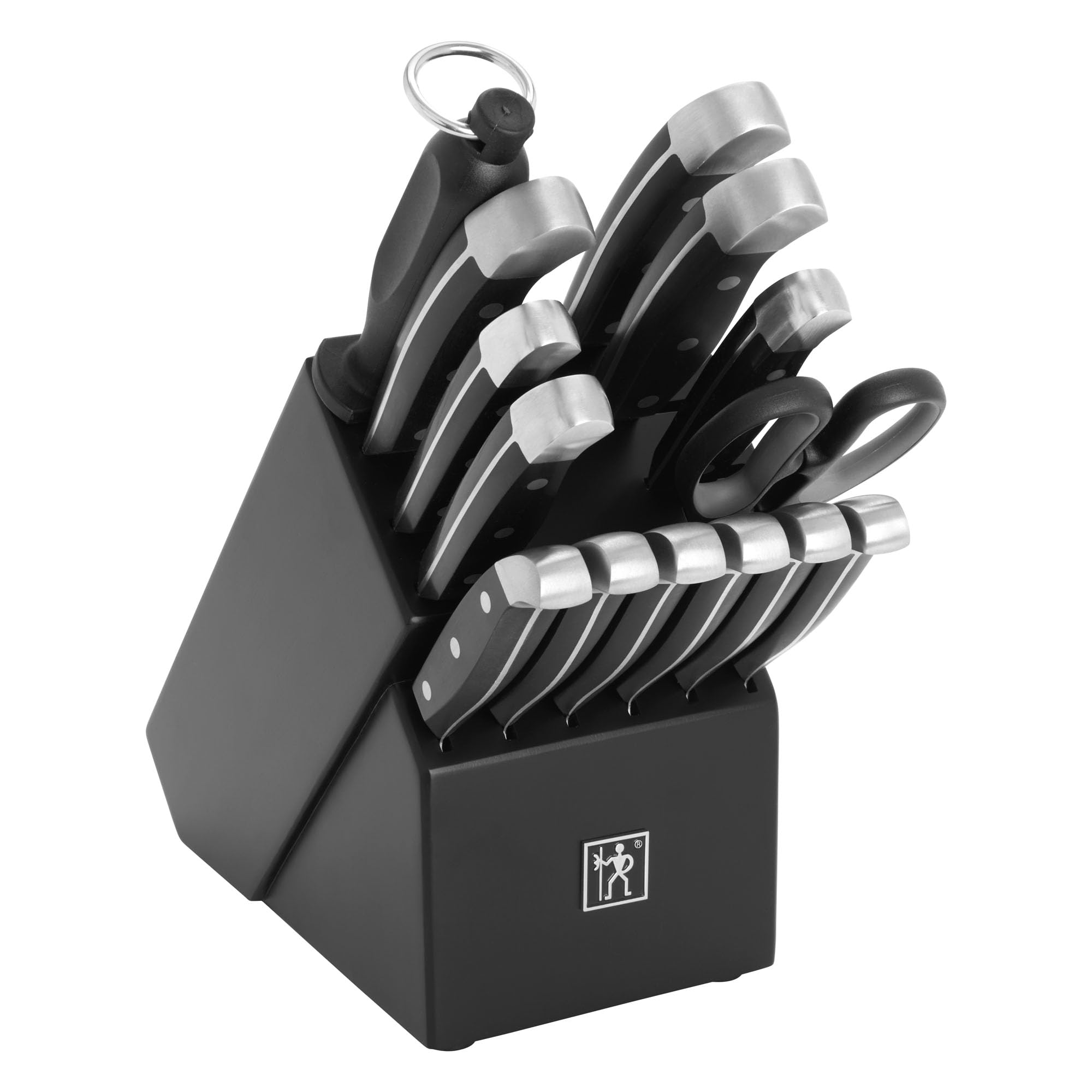 HENCKELS 8-inch chef knife ready for precise, effortless chopping.