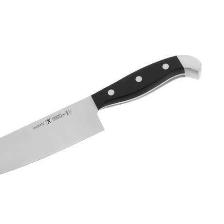 Block with knives displayed by Henckels for organized kitchen storage.