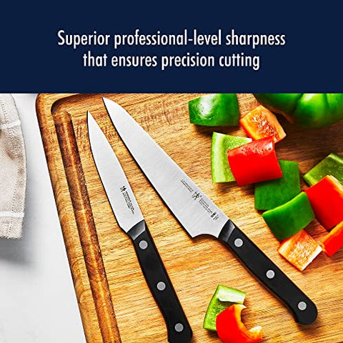 HENCKELS Solution 4-inch paring knife for peeling and detailed trimming.